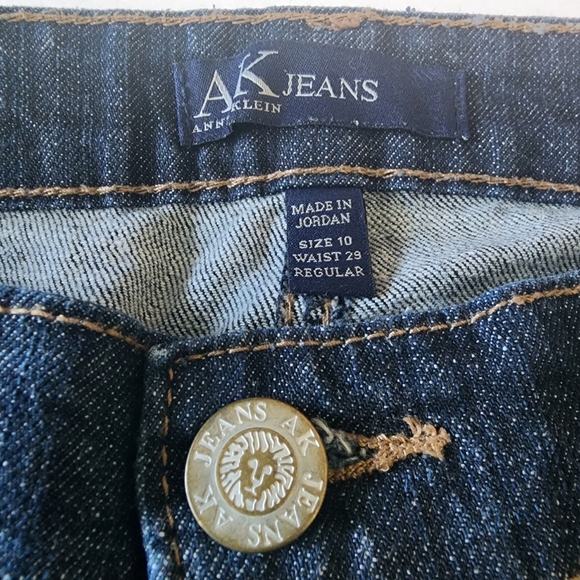 Anne Klein Dark Wash Straight leg Jeans - Picture 7 of 12